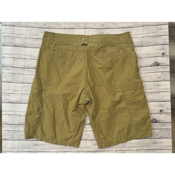 KUHL Mens Cargo Hiking Shorts Sz 36 Brown Khaki Vintage Patina Dye Trail Outdoor - Picture 15 of 16